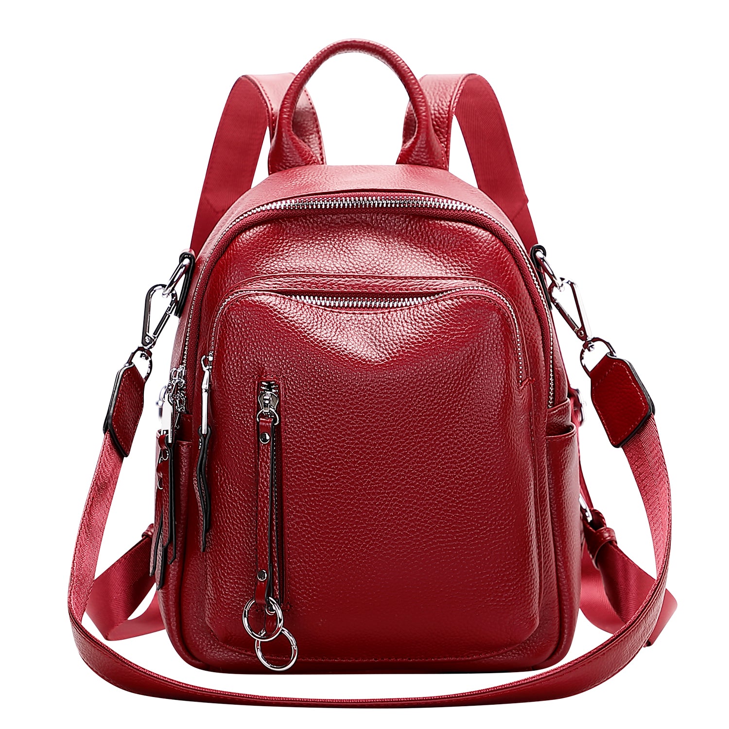 ALTOSY Fashion Genuine Leather Backpack Purse for Women Shoulder Bag Casual  Daypack Small