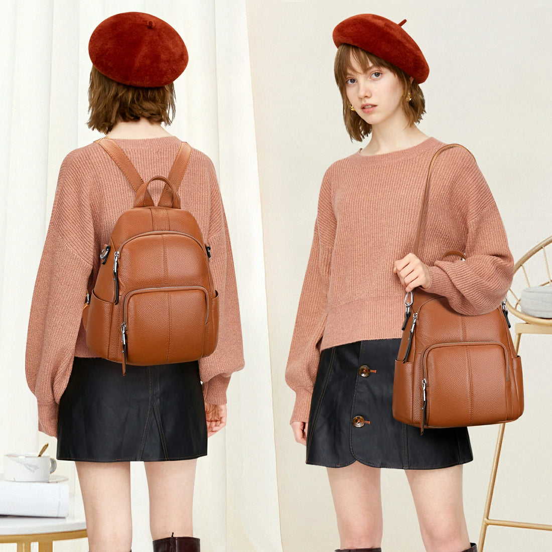 2025 Fashion Styling Guide: How to Elevate Modern Women Style with Leather Backpacks