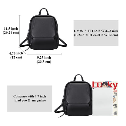 ALTOSY Small Genuine Leather Backpack