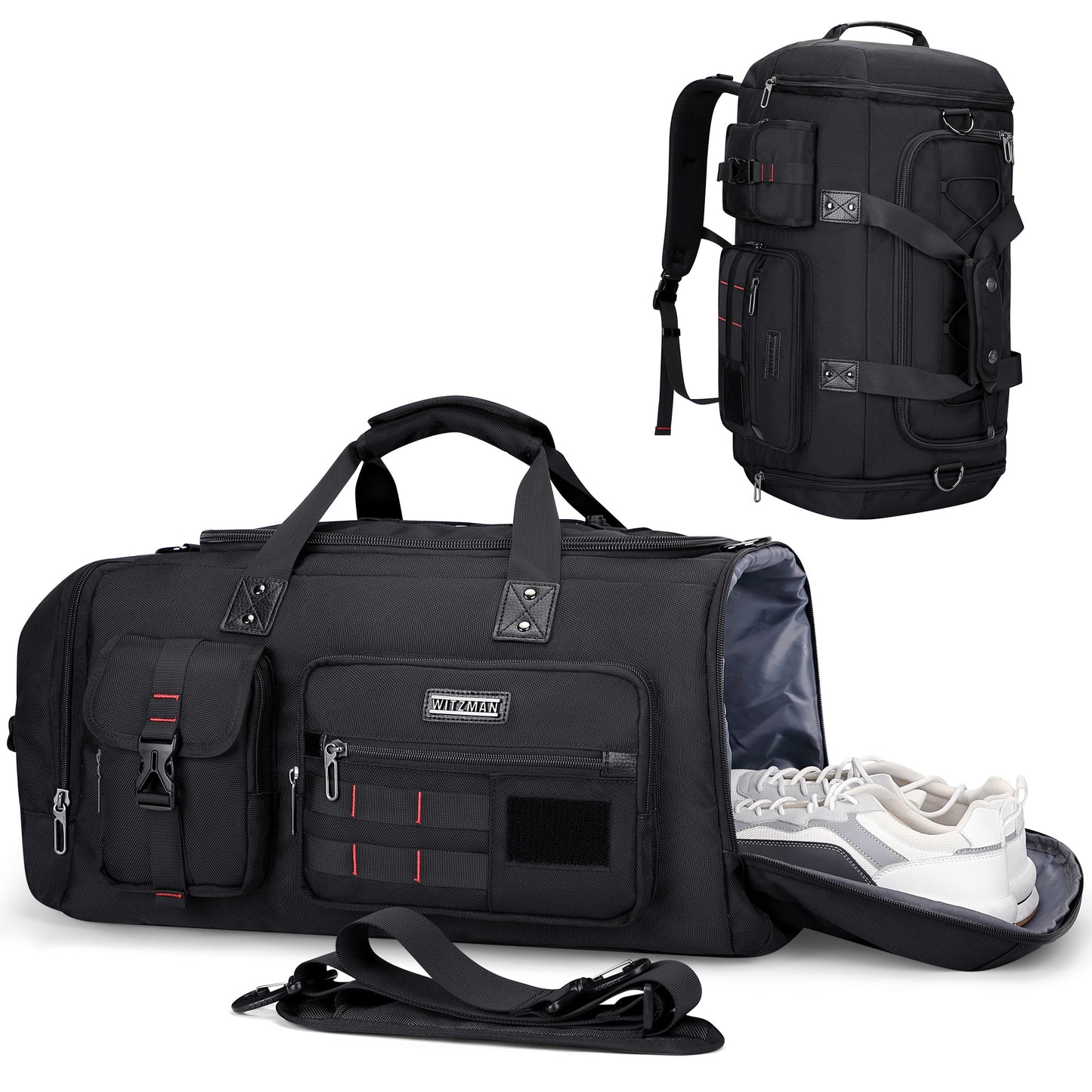 WITZMAN Travel Duffel Bags for Men (B693)