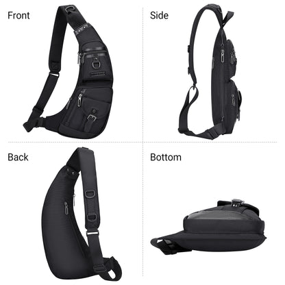 WITZMAN Sling Bag for Men Crossbody Bag Travel Sling Backpack  (B702)