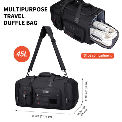 WITZMAN Travel Duffel Bags for Men (B693)