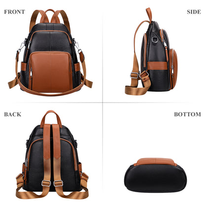 ALTOSY Leather Anti-theft Backpack