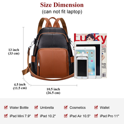 ALTOSY Leather Anti-theft Backpack