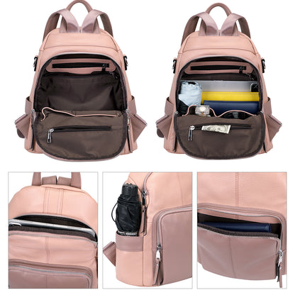 ALTOSY Leather Anti-theft Backpack