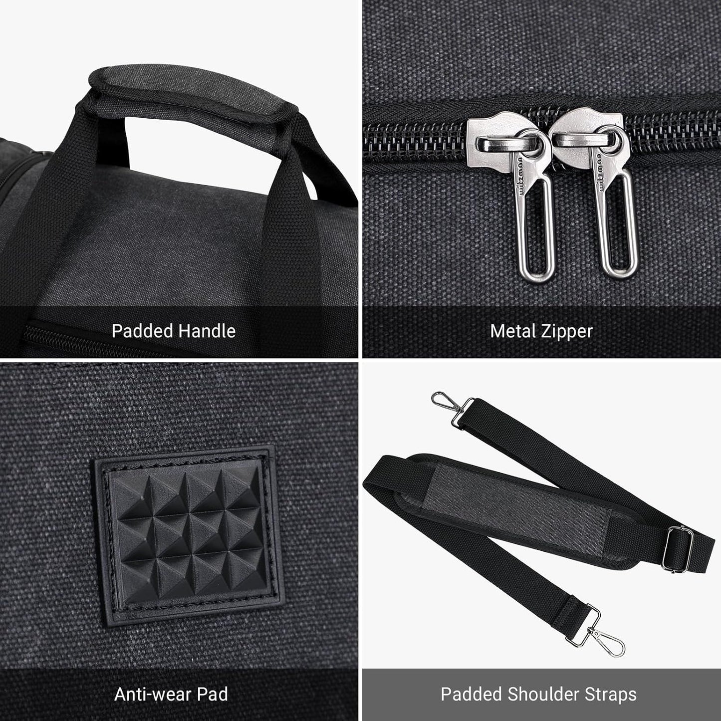 WITZMAN Canvas Duffle Bags for Traveling