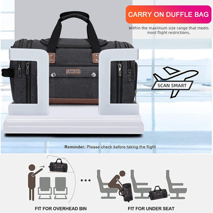 WITZMAN Canvas Duffle Bags for Traveling