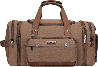 WITZMAN Canvas Duffle Bags for Traveling