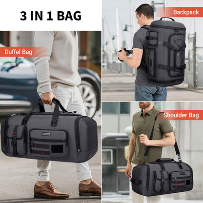 WITZMAN Travel Duffel Bags for Men (B693)