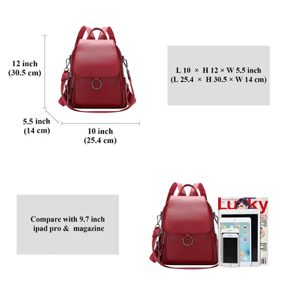 ALTOSY Small Convertible Backpack