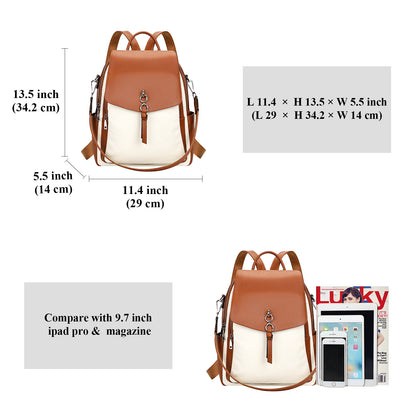 ALTOSY Women Leather Backpack