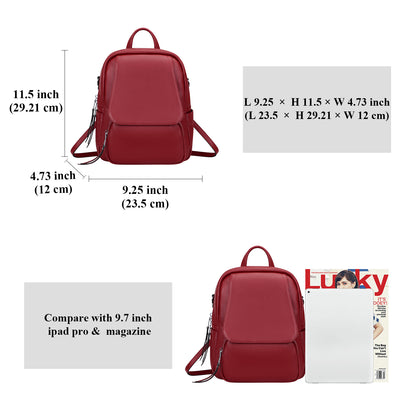 ALTOSY Small Genuine Leather Backpack