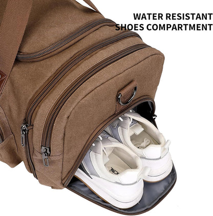 WITZMAN Canvas Duffle Bags for Traveling