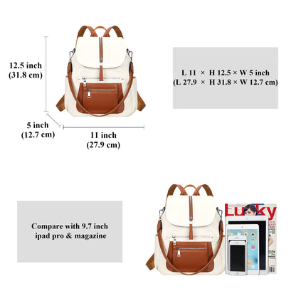 ALTOSY Women Leather Backpack