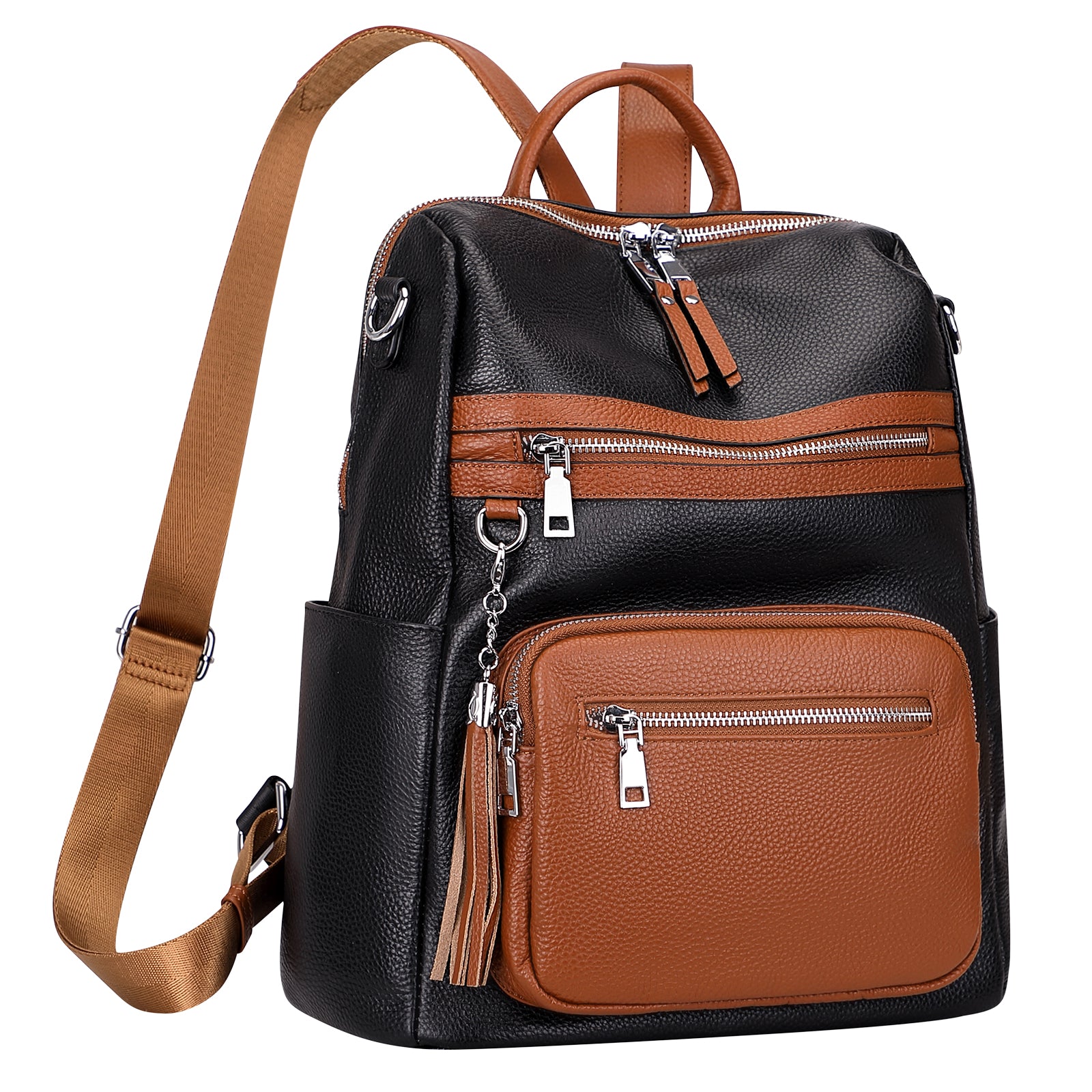 Online Real leather backpack