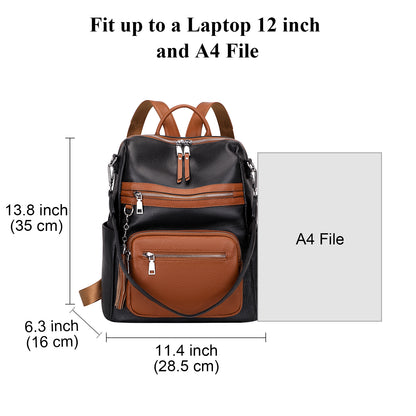 ALTOSY  Large Soft Leather Backpack