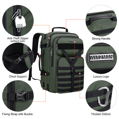 WITZMAN Carry On Travel Backpack