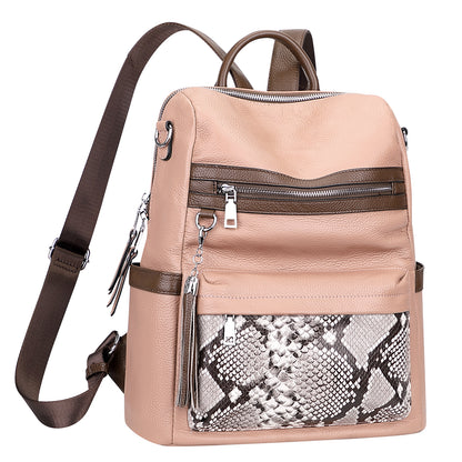 ALTOSY Soft Leather Backpack Purse