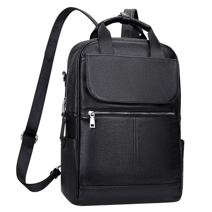 ALTOSY Leather Laptop Backpack Large