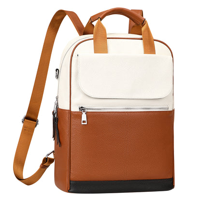 ALTOSY Leather Laptop Backpack Large