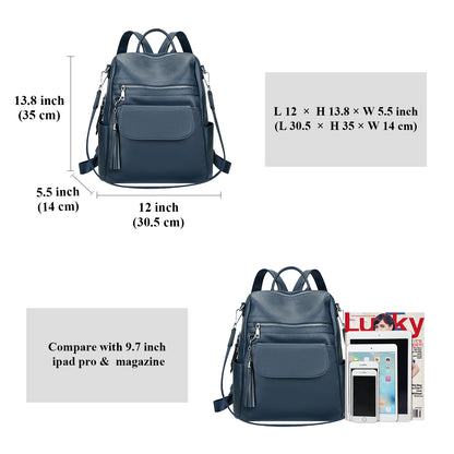 ALTOSY Leather Backpack Purse