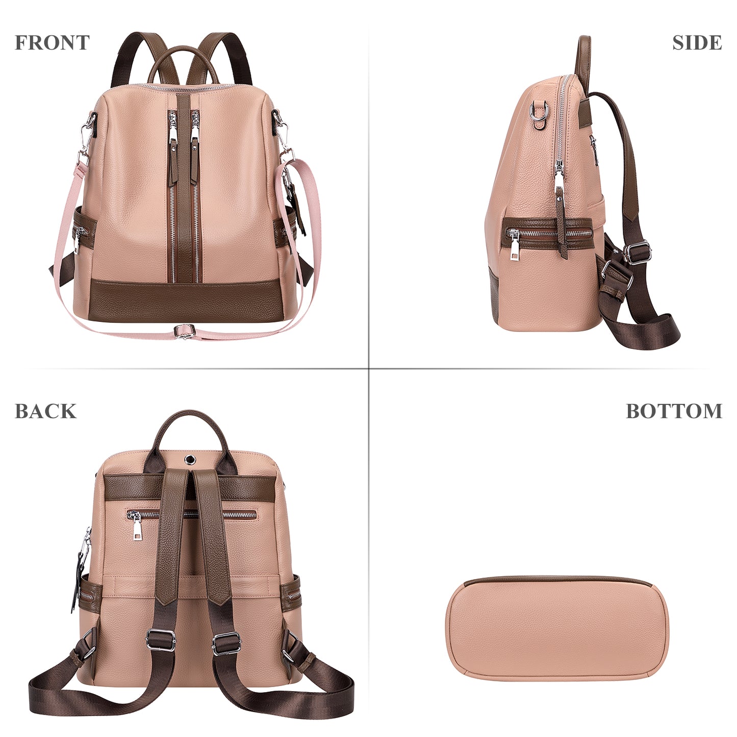 ALTOSY Convertible Backpack Purse