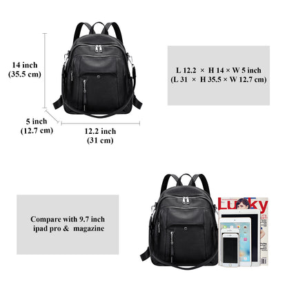 ALTOSY Fashion Leather Backpack