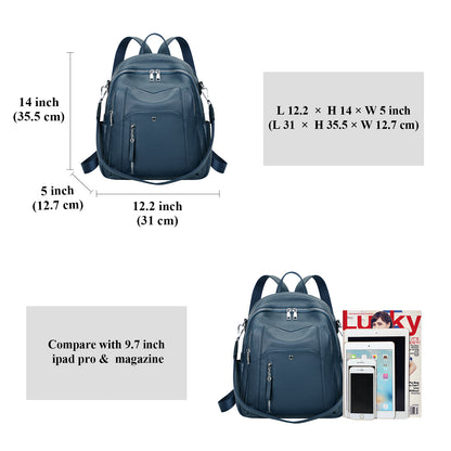 ALTOSY Fashion Leather Backpack