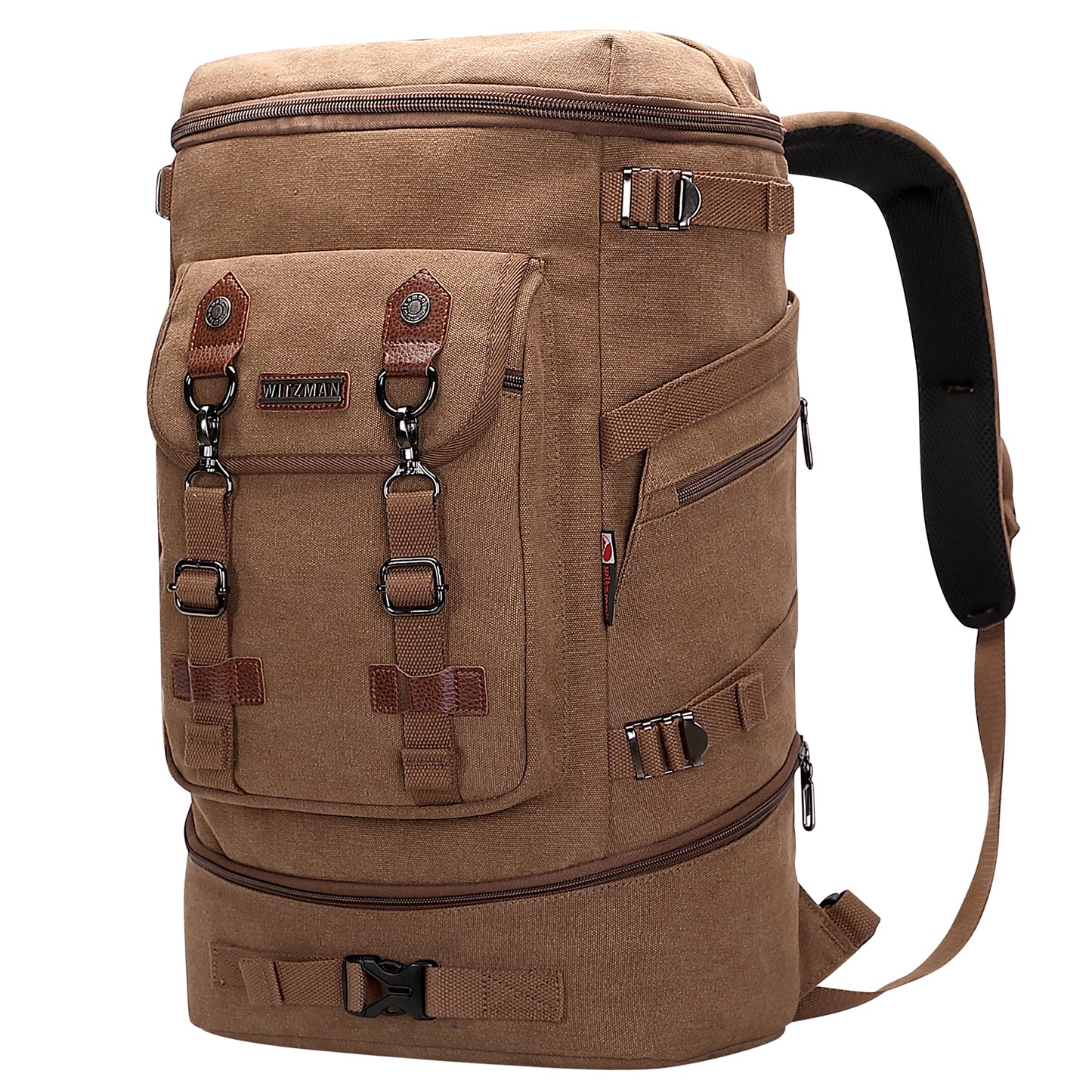 WITZMAN Canvas Travel Laptop Backpack