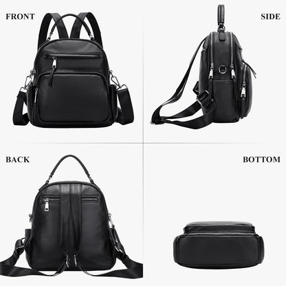 ALTOSY Small Leather Backpack Purse