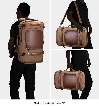 WITZMAN Canvas Travel Backpack