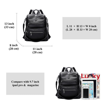 ALTOSY Laptop Leather Backpack