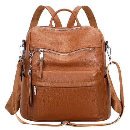 ALTOSY Large Leather Backpack