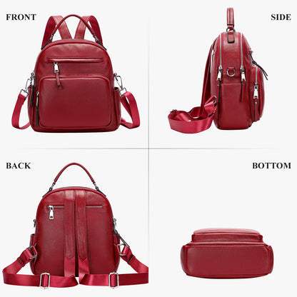 ALTOSY Small Leather Backpack Purse