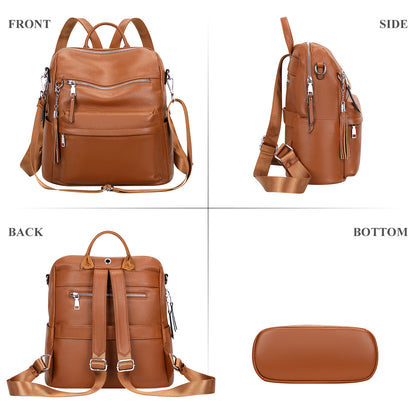 ALTOSY Large Leather Backpack