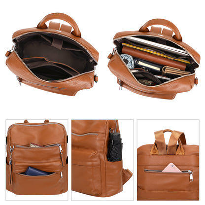 ALTOSY Large Leather Backpack