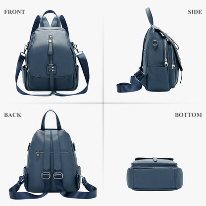 ALTOSY Backpack Purse with Flap