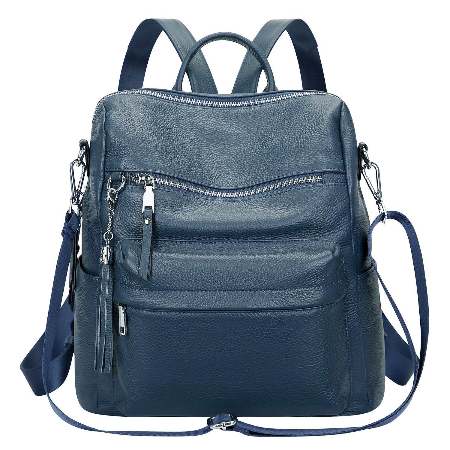 Genuine Leather Backpack Purse for Women Convertible Shoulder bag