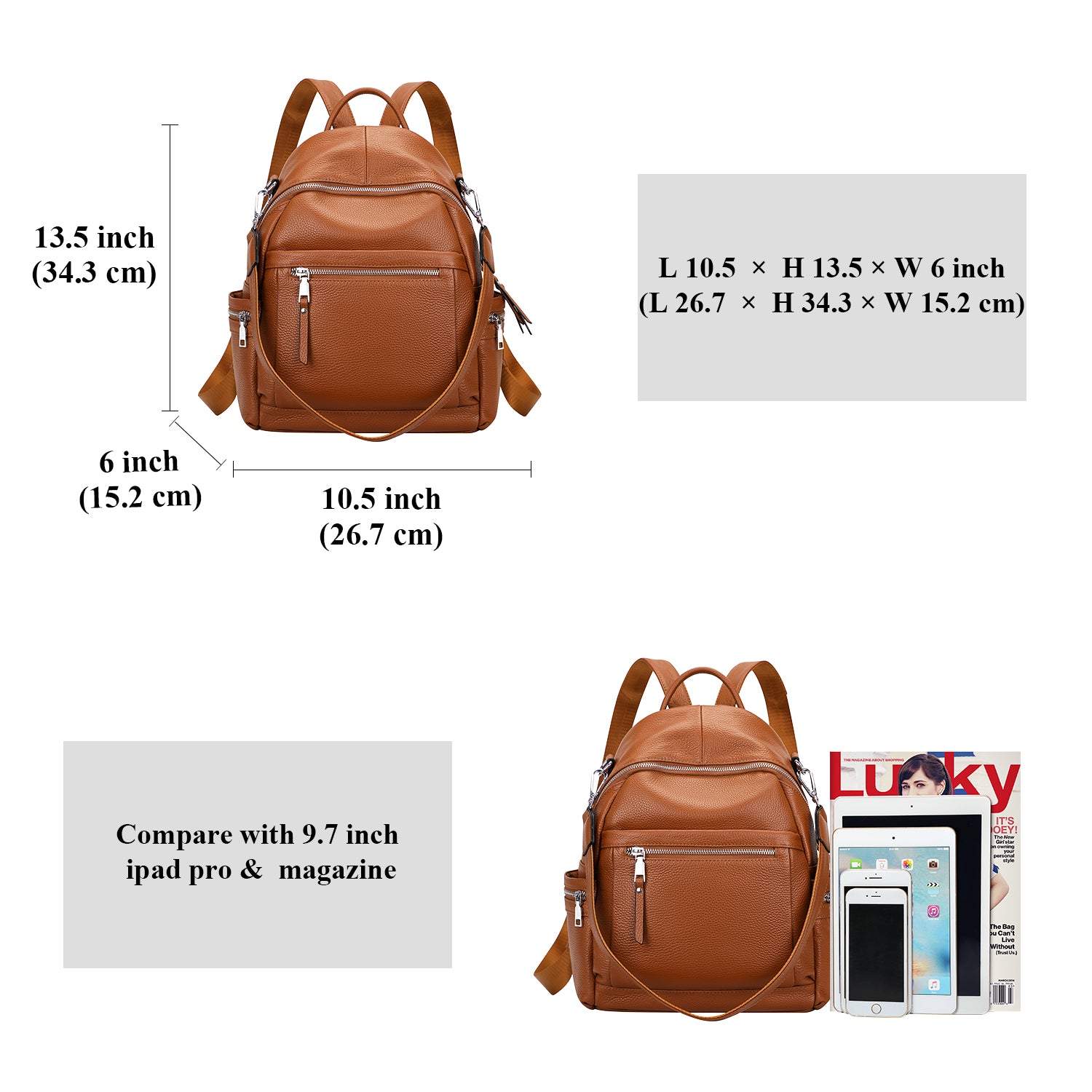 OPAGE Backpack Purse for Women Leather Backpack India | Ubuy