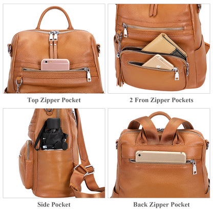 ALTOSY Laptop Leather Backpack