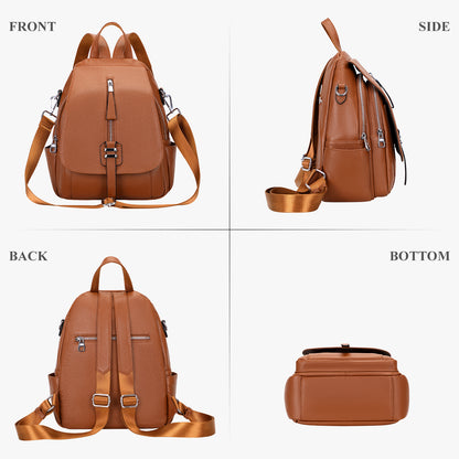 ALTOSY Backpack Purse with Flap