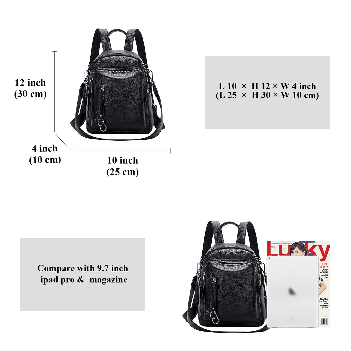 ALTOSY Small Backpack Purse