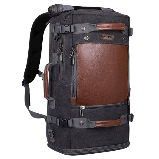 WITZMAN Canvas Travel Backpack