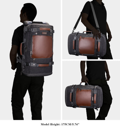 WITZMAN Canvas Travel Backpack